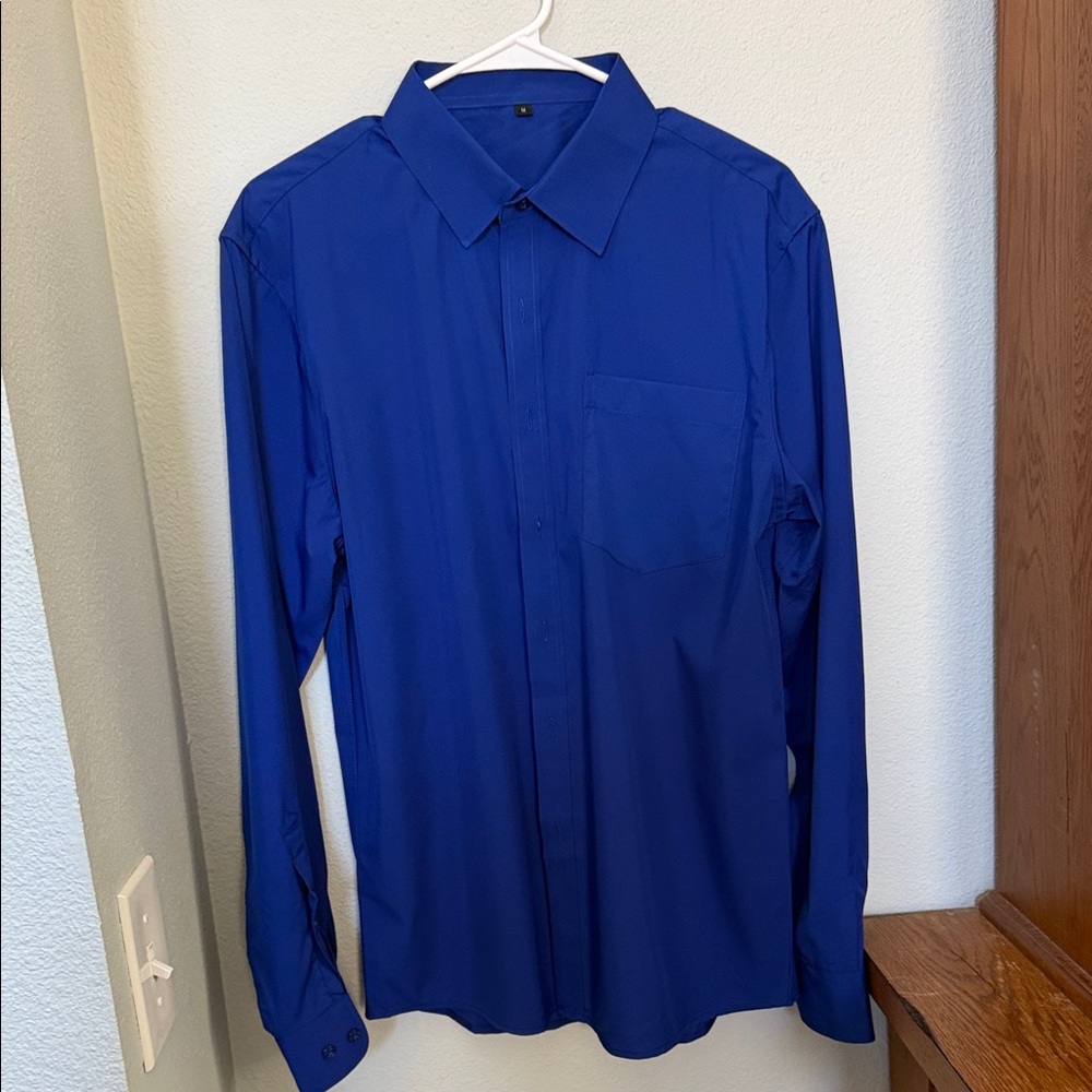 Men's Blue Dress Shirt